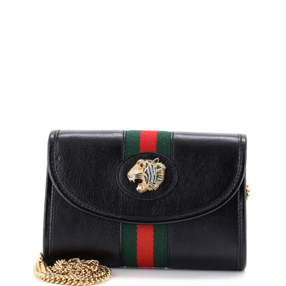 Gucci Mini Rajah Web Chain Shoulder Bag